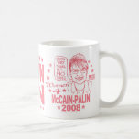 Kvinnor för McCain Palin 2008 Kaffe Koppar