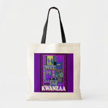 Kwanzaa - fira liv tote bags
