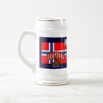 Kyla Norge som öl rånar design Mugg