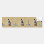 Kyōgen lek med tre tecken bildekaler
