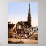 Kyrka för Vor Frelsers Kirke av vår frälsareKöpenh Affischer
