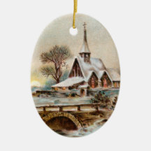 Kyrkliga julprydnadar för vintage julgransdekoration