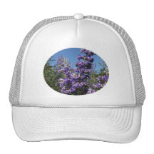 Kysk trädlila blommor keps