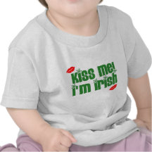kyss-me-im-irländare-läppar t shirts