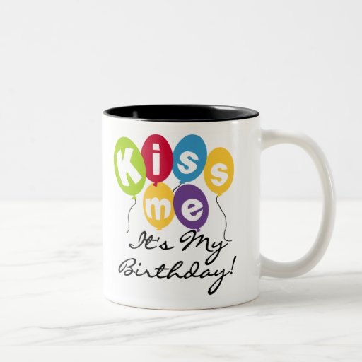 Kyssa mig födelsedagen kaffe koppar