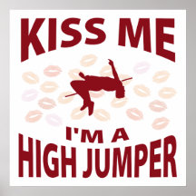 Kyssa mig I-förmiddagen en kickjumper Posters