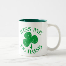 Kyssa mig Im irländsk mugg $18,95