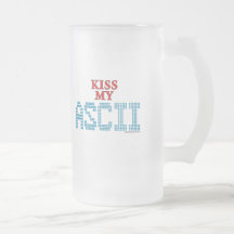 Kyssa mitt ASCII Kaffe Muggar