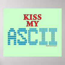 Kyssa mitt ASCII Print