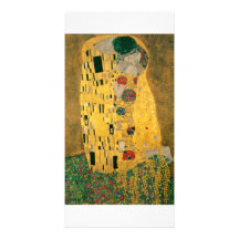 Kyssen - Gustav Klimt Foto Kort