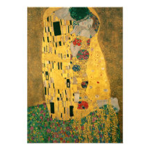 Kyssen - Gustav Klimt Inbjudan