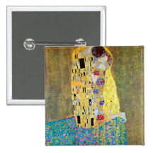 Kyssen (original- Der Kuss) vid Gustav Klimt Nål