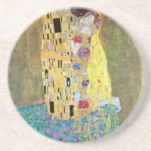 Kyssen (original- Der Kuss) vid Gustav Klimt Underlägg