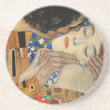 Kyssen (specificera), Gustav Klimt Glasunderlägg