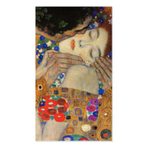 Kyssen (specificera), Gustav Klimt Visitkort