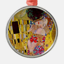 Kyssen (specificera), vid Gustav Klimt Juldekoration