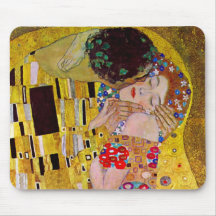 Kyssen (specificera), vid Gustav Klimt Musmatta