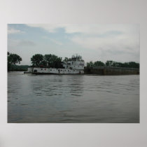 L.J. Sullivan Towboat Affischer