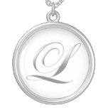 L Monogramhängehalsband