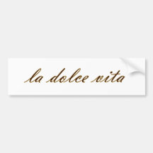 La Dolce Vita Bildekaler