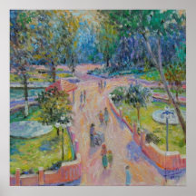 La Placita Del Rio Verde Print