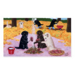 Labradors tackar dig att card visit kort