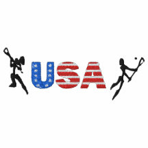 Lacrosse USA broderade Poloskjortan