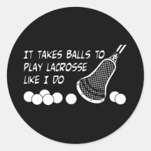 LacrossehumorBallsIDo klistermärke