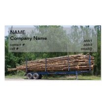 laddat pulpwoodsläp visit kort