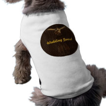 Läder-Look bröllopmörk Djur Shirt