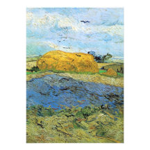 Ladugård på en regnig dag av Vincent Van Gogh Personliga Tillkännagivande