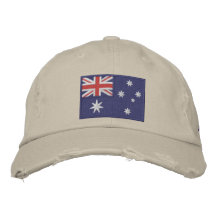 Lag Australien 2012 Broderade Baseball Kepsar
