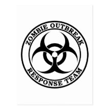 Lag för Zombieutbrottsvar (biohazarden) Vykort