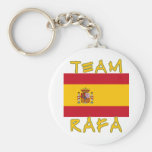 Lag Rafa med spanjorflagga Nyckelringar