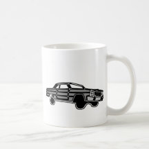 Låg ryttare kaffe mugg