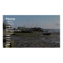 Låg Tide på Mersea, Essex, Uk Visit Kort