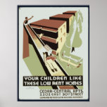 Låga hyrahem print