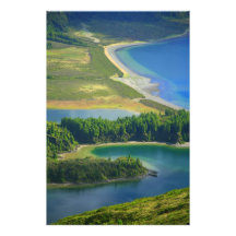 Lagoa gör Fogo, Azores Foto