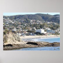 Laguna strand Kalifornien Print