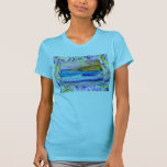 laguna strandlilor målar stänk tshirts
