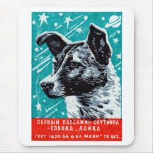 Laika 1957 utrymmehunden mus mattor
