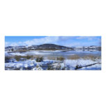Lake Bala i vintern - Wales Foto