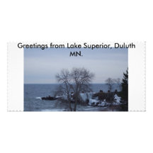 Lake Superior magnet- och fotokort