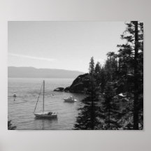 Lake Tahoe strandsalighet Print