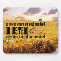 Lämna en slinga Motivational Mousepad Mus Matta