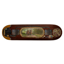 Land - häst - höritten skate board