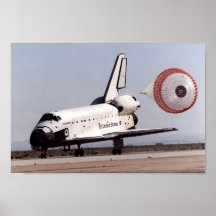 Landning av rymdfärjasträvan (STS-100) Posters