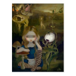 "Landskap Alice i en Bosch" vykortet