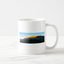 Landskap panorama- kaffe koppar