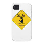 Långsam barnTexting iphone case casemate fodral